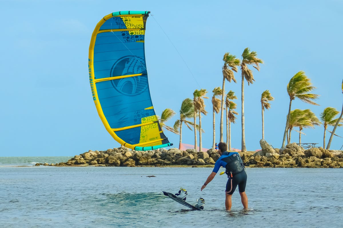 Ik ga kitesurfen