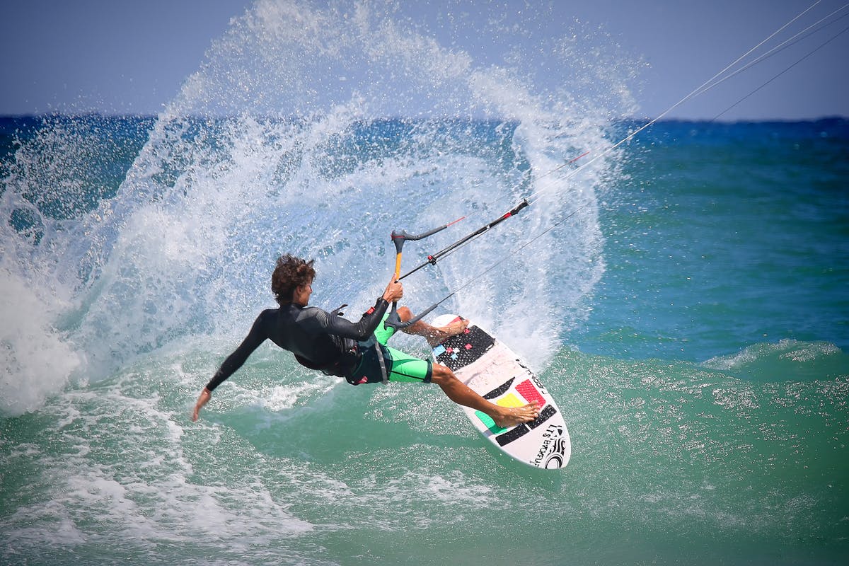 Ik ga kitesurfen